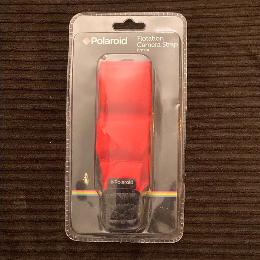 Polaroid Red Flotation Camera Strap New